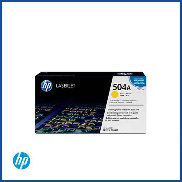  HP 504A (CE252A) Yellow LaserJet Toner Cartridge